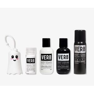 Verb Ghost Shampoo And Conditioner Oil Hairspray Keychain Set Travel Size 2.3 Oz